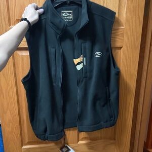 Drake Waterfowl Systems Men’s Black Fleece Vest